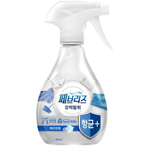 페브리즈 항균플러스 섬유탈취제 깨끗한향 본품, 370ml, 1개 - 섬유탈취제 | 쿠팡
