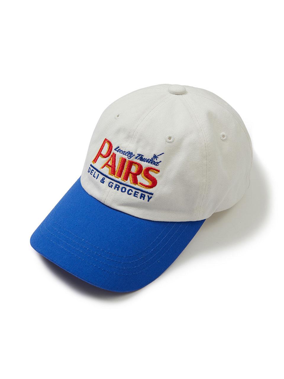 Colorblock Ball Cap White