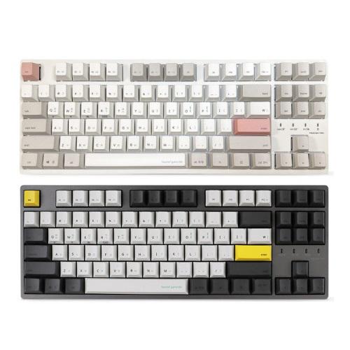 웨이코스 씽크웨이 토체티 BW D&T 콜라보 유무선 체리 키보드 (다크그레이, 갈축)