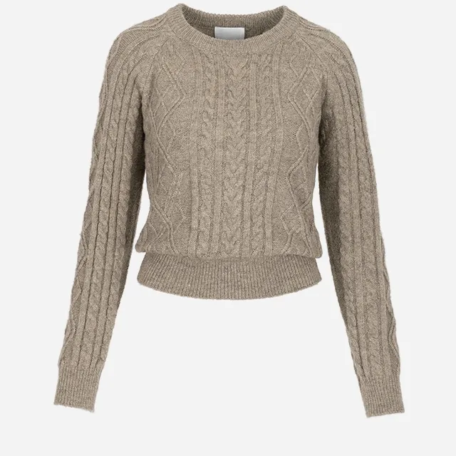 CABLE KINT TOP 케이블 니트 꽈배기