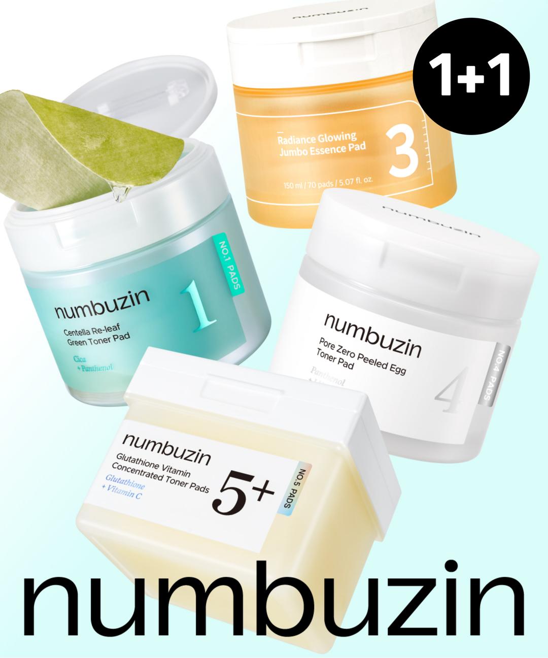 넘버즈인 [본품+본품/140매]토너패드 4종 더블기획