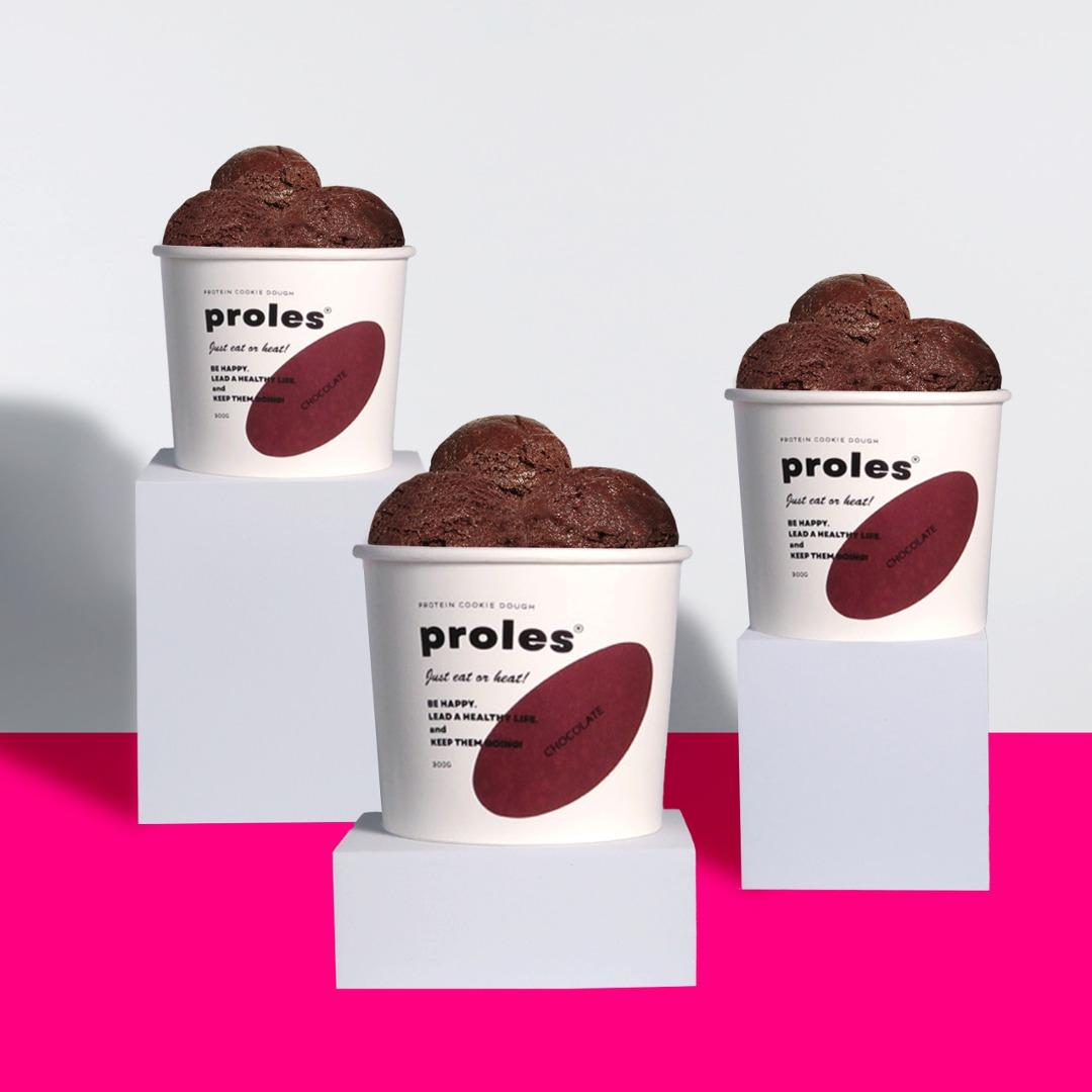 동일맛 3컵 SET (7% sale) | 프롤즈 고단백 저당 먹는 프로틴 쿠키 도우 빵, 쿠키 반죽 300g*3컵