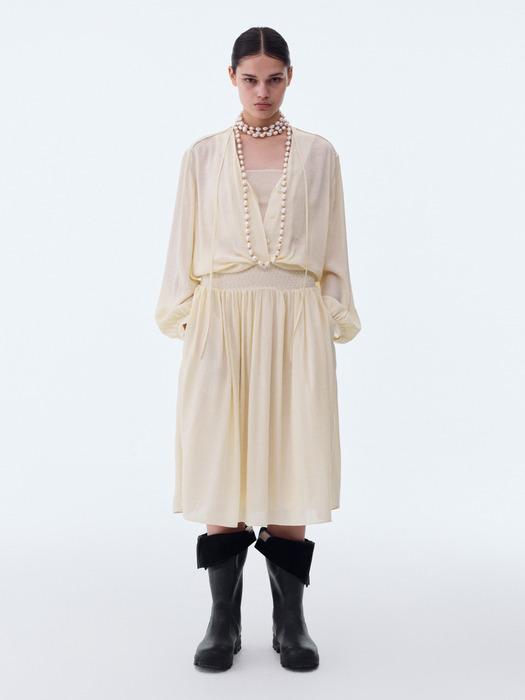 BOHEMIAN CORSICA OVER DRESS (LEMON YELLOW)