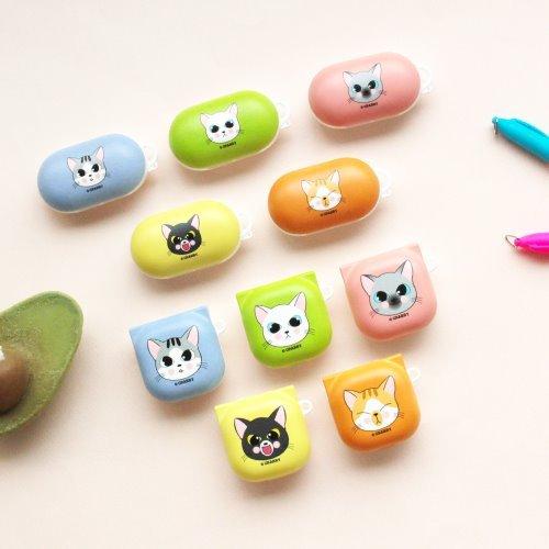 귀염뽀짝 냥냥이 갤럭시 버즈시리즈 케이스(무광)