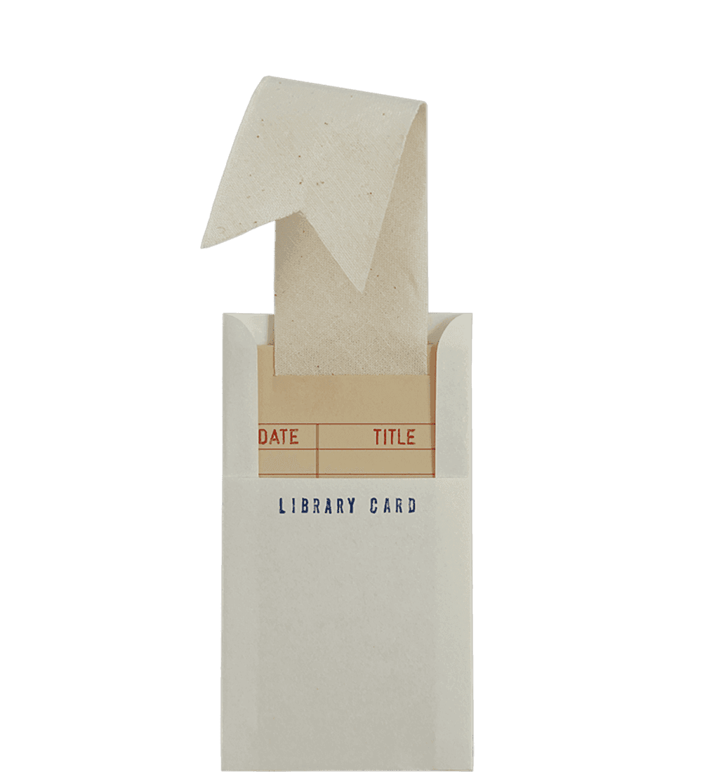 [재입고] [54개의 책갈피] Library card · 토끼풀