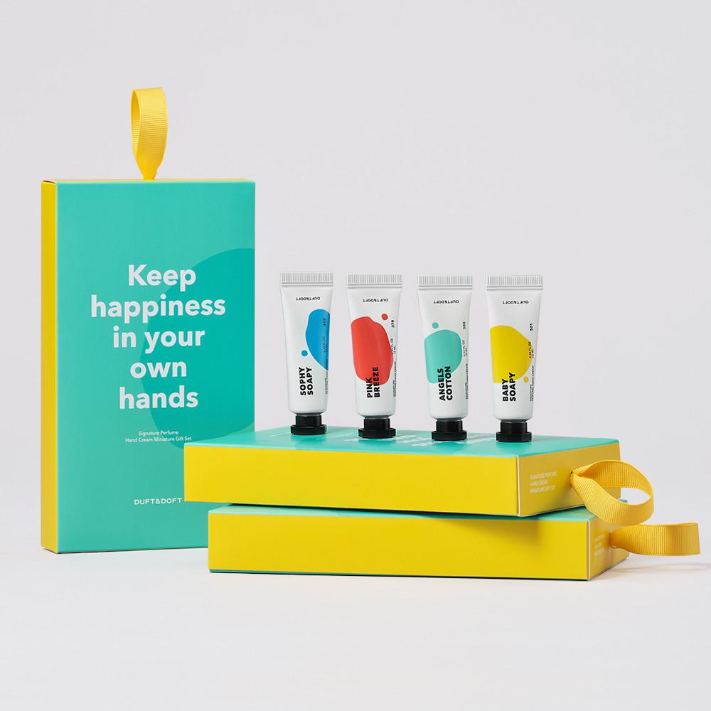 더프트앤도프트 시그니처 퍼퓸 핸드크림 미니 4종 세트(10mlx4ea) / 선물세트