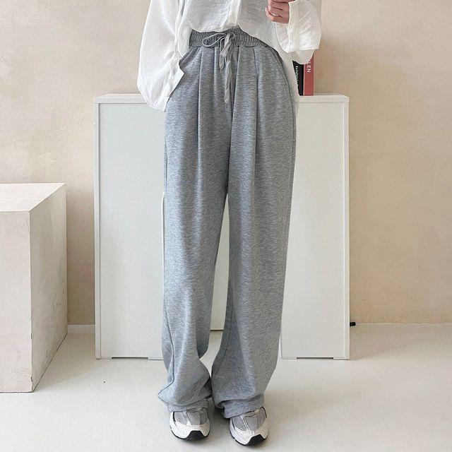 [당일출고/핏보장] 루즈핏 핀턱 트레이닝 롱 와이드 팬츠
