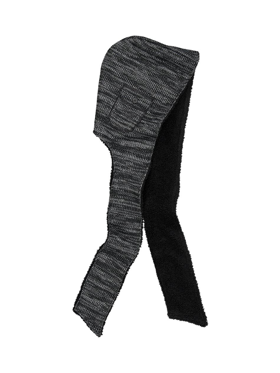 POCKET HOODIE MUFFLER / BLACK
