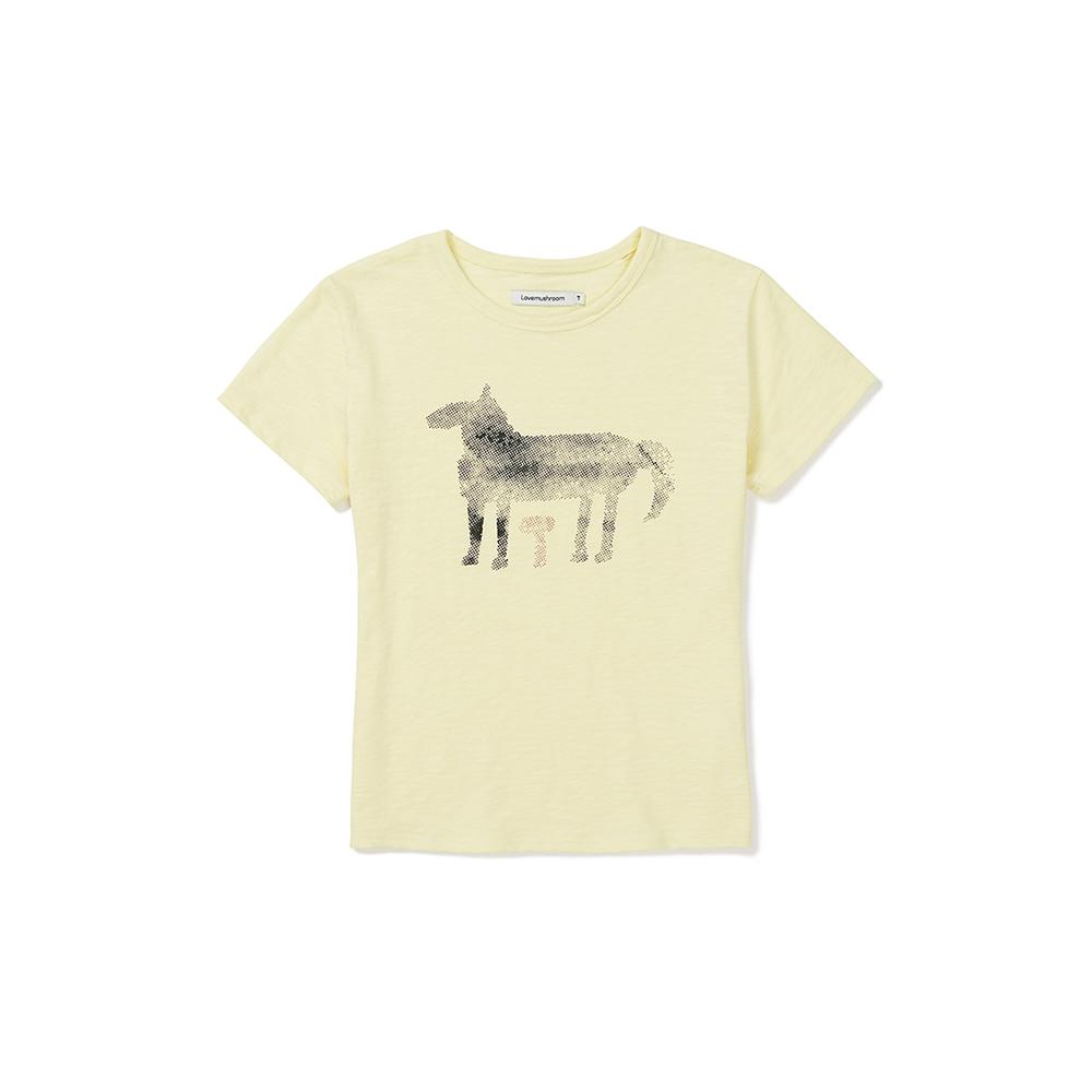 [Open Sale ~5/7] Meadow Pony T-shirt / Sunlit Lemon