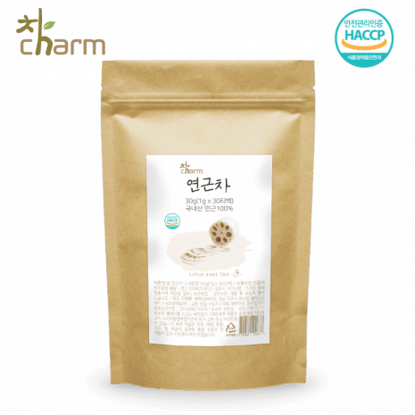 참 연근차 1g x 30티백 국내산100% HACCP 생분해성 삼각티백 건강차