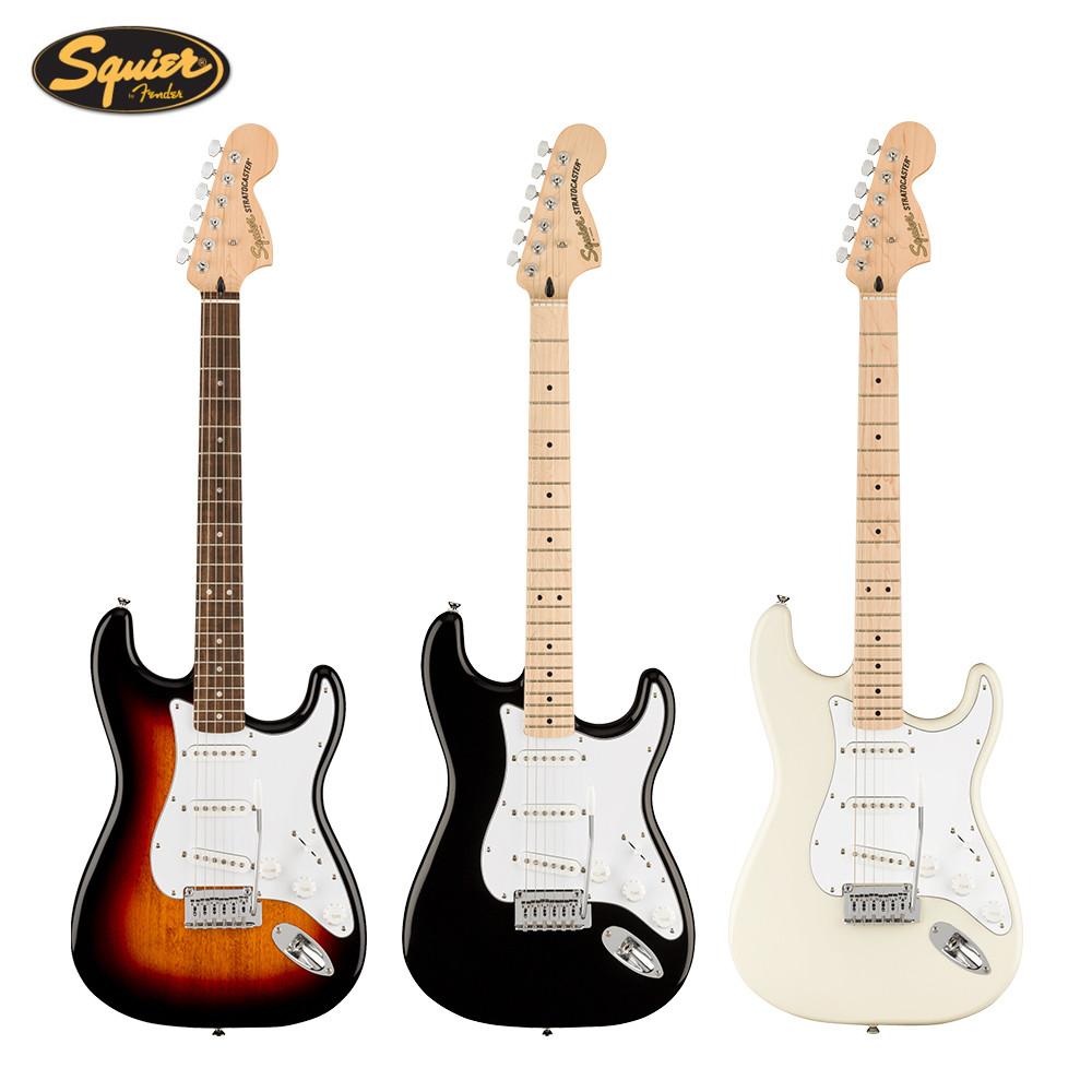 스콰이어 일렉기타 어피니티 스트라토 캐스터 SSS 헤드폰앰프