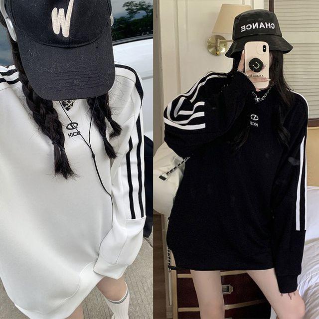 에이스 블록코어 루즈핏 맨투맨