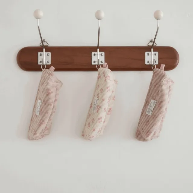 2size.∗̥⋆·ฺ⁺˚쁘띠플뢰르필통 작은필통 handmade 핑크필통 버터필통 꽃무늬필통 골덴필통 코듀로이필통