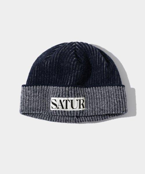 코지 로고 라벨 비니 네이비블루