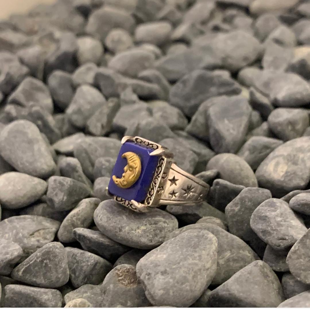 crescent moon ring