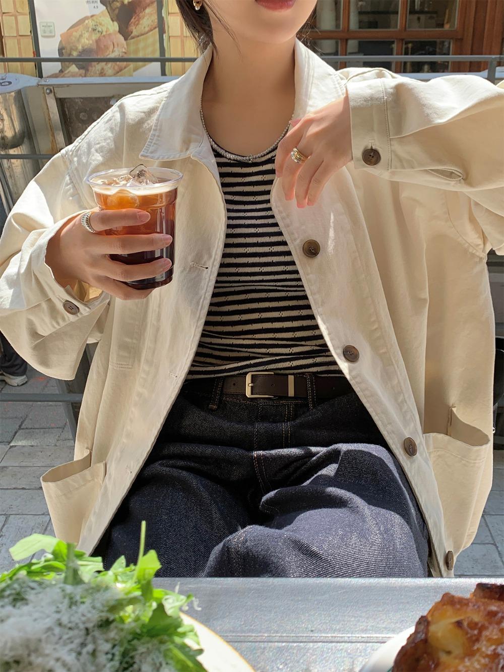 베니 워싱 워크 자켓