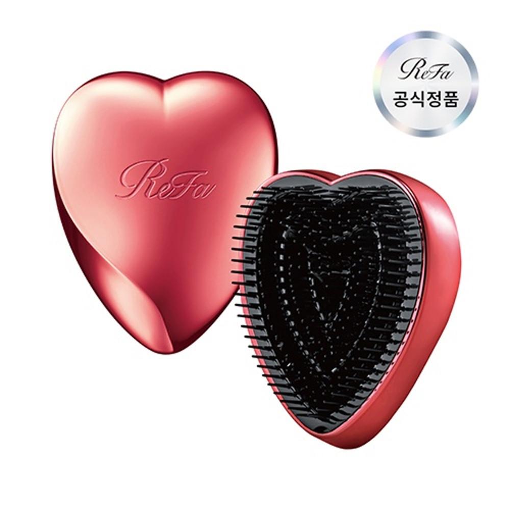 리파 하트 브러시 스걸파2 하트빗 샤인레드 머리결좋아지는 헤어 브러쉬  (Shine Red)