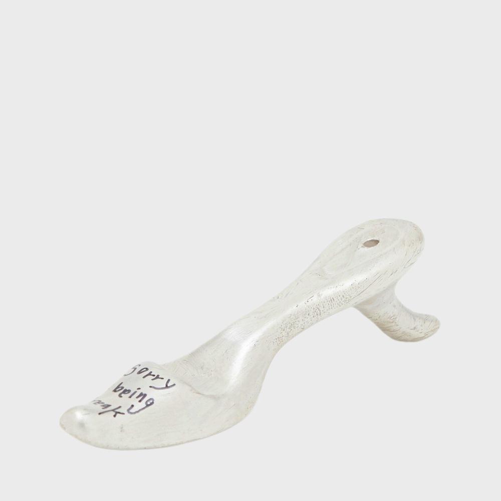 Silver Stiletto Freak Sandals