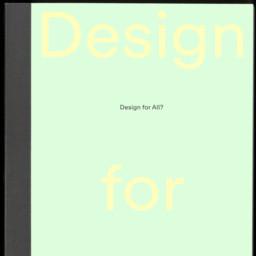 Design for All? - Inclusive Design Today