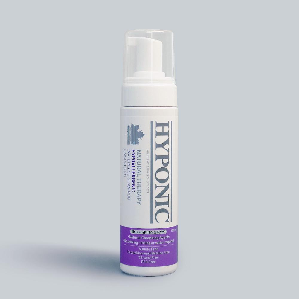 하이포닉 워터리스 샴푸 (무향) 190ml 고양이 강아지 발비누 드라이샴푸