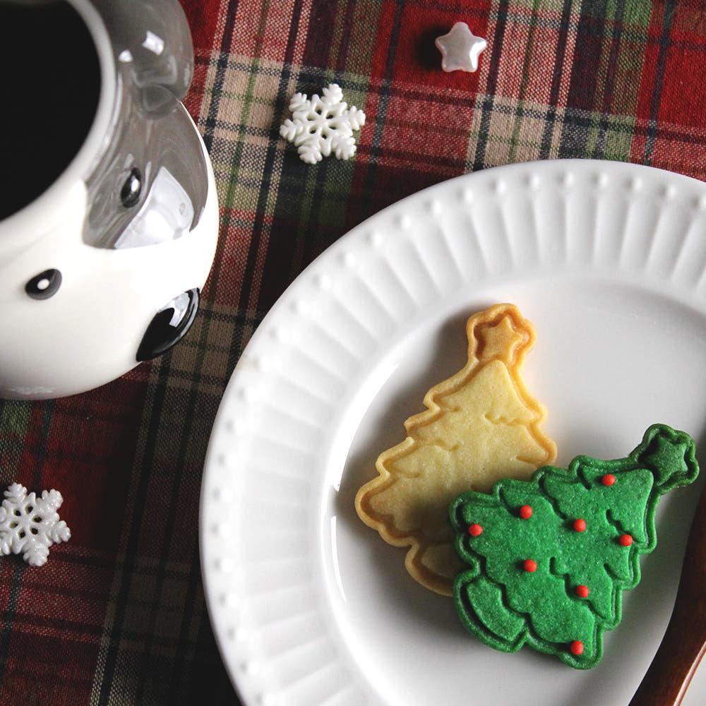 크리스마스 빈티지 트리 쿠키틀 쿠키커터 나무 모양틀 베이킹용품