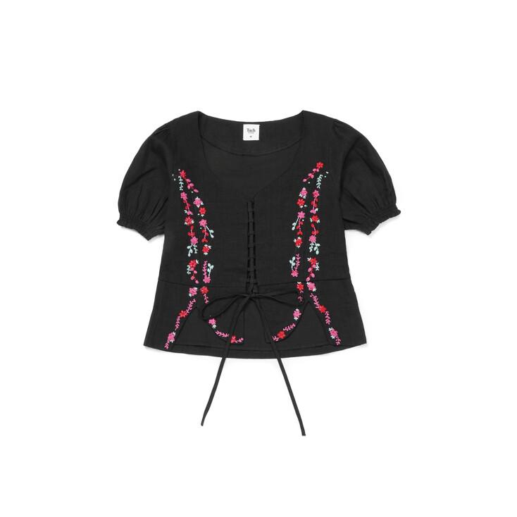 FORTUNATA HAND EMBROIDERED CORSET TOP