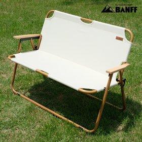 밴프 2인용 우드 캠핑벤치