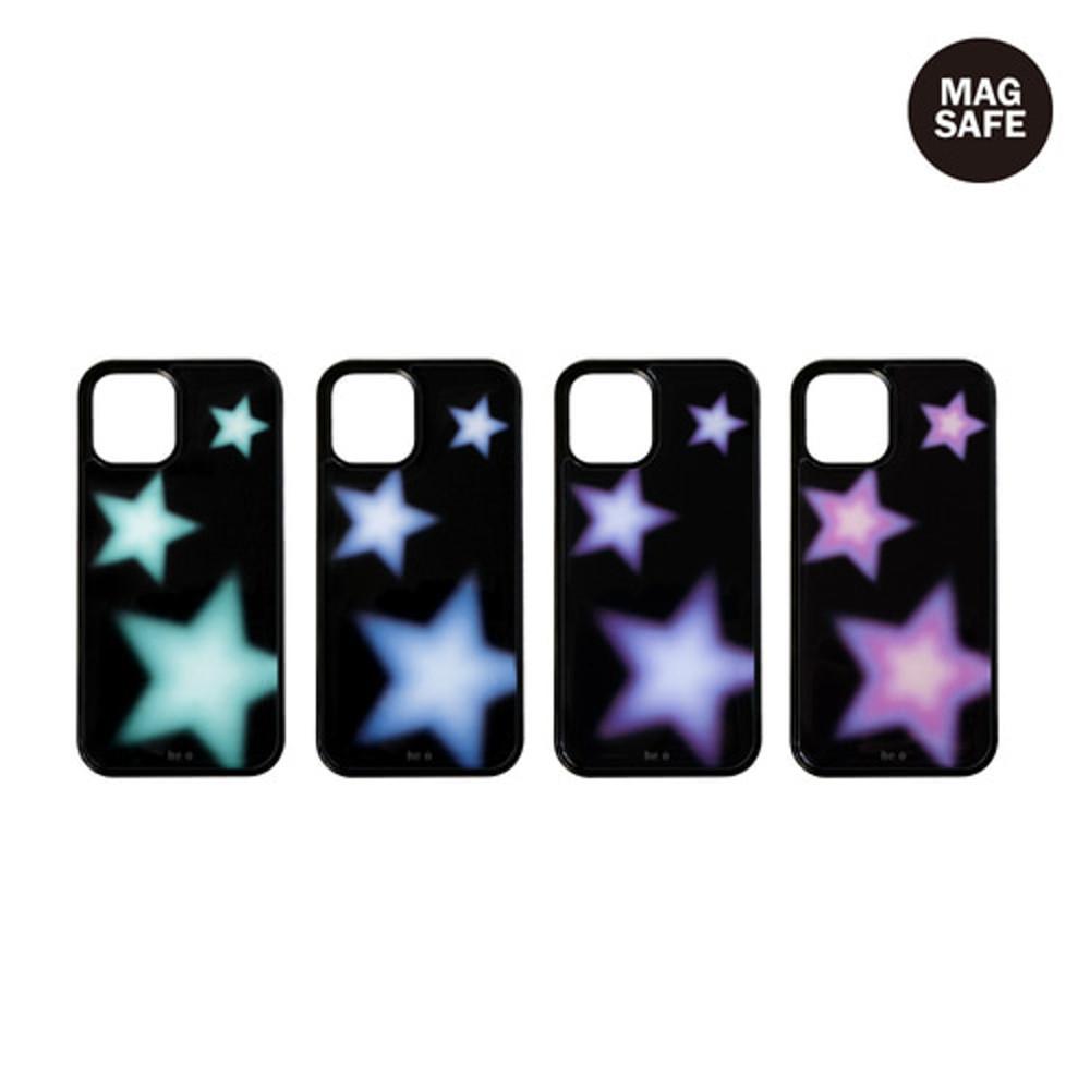 Universe smudging stars 맥세이프 글라스 범퍼 케이스 아이폰16