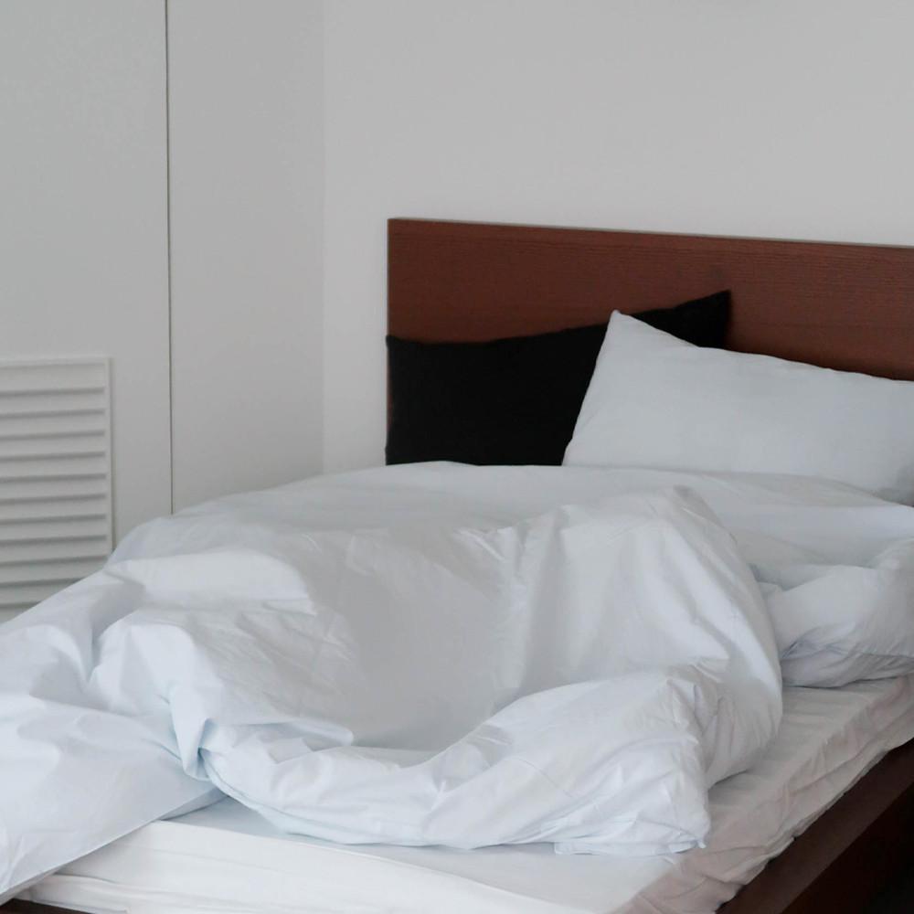 베이비블루 60수 호텔 베딩 이불커버 baby blue simple bedding
