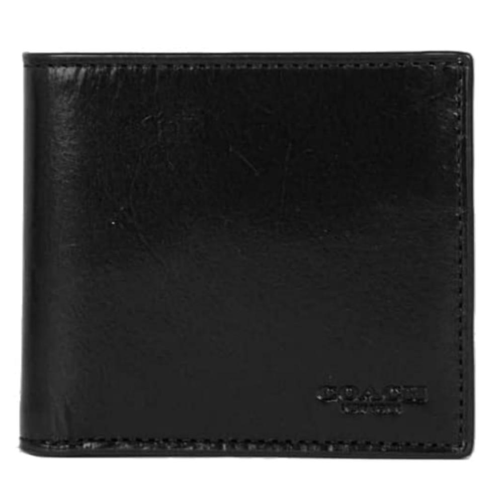 코치 남성 가죽 반지갑 블랙 41325