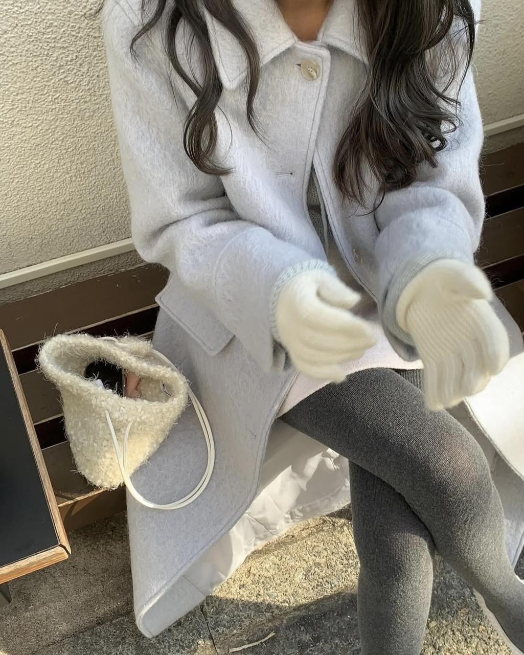 어파트오브 리에뜨 모그 모헤어 울 롱코트 (2col)