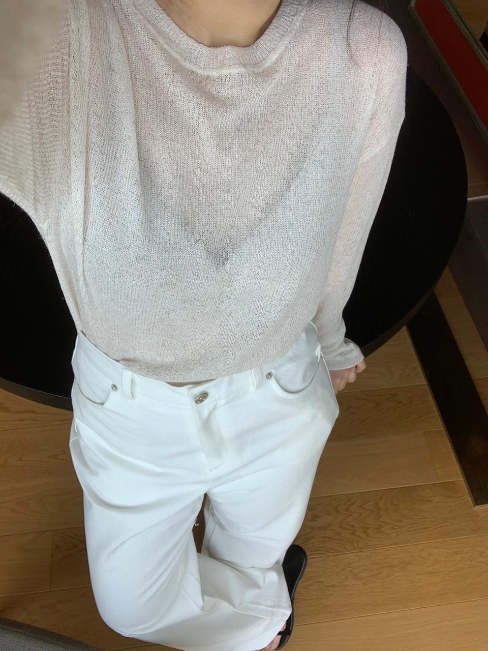 앙드 린넨 여름 니트 (4color)