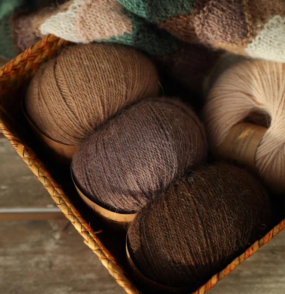 [패패] 100%베이비 알파카  뜨개실  천연소재 수입실