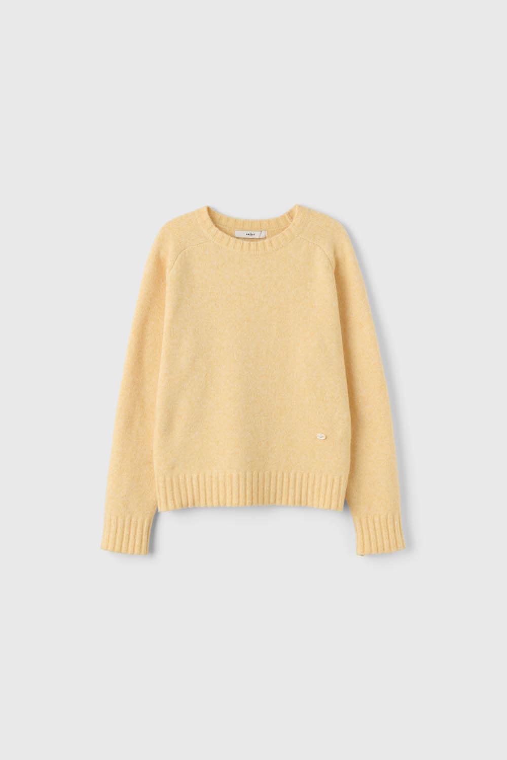 P Palette Alpaca Pullover Knit_Custard