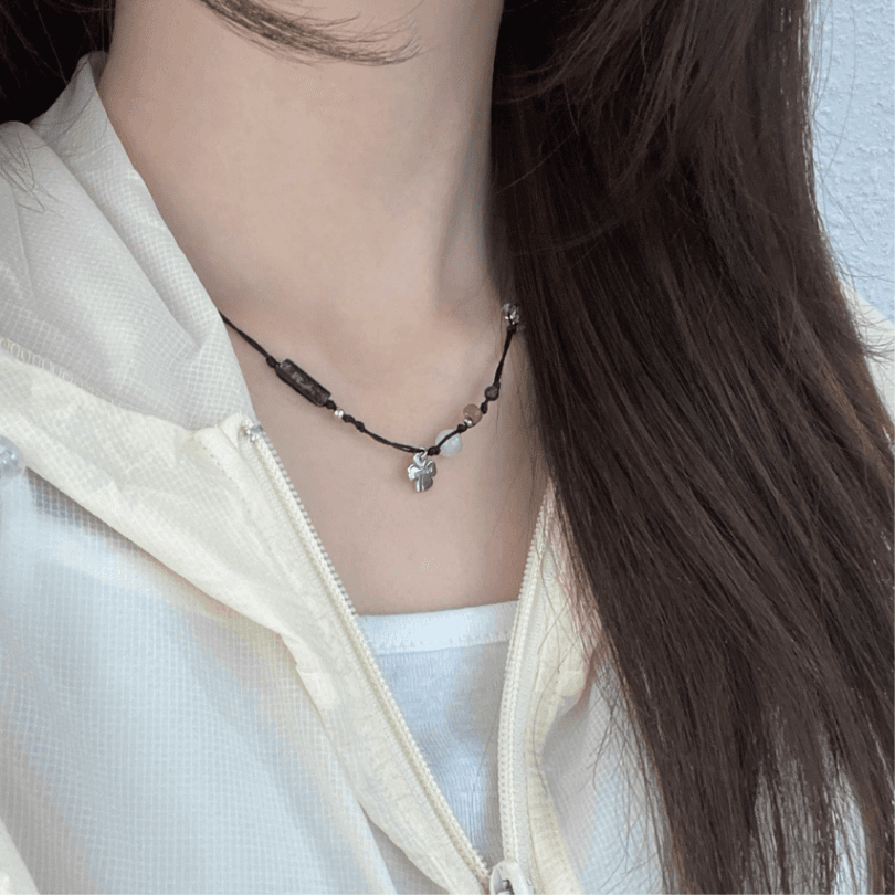 [UR] EAN ethnic string necklace (5colors)