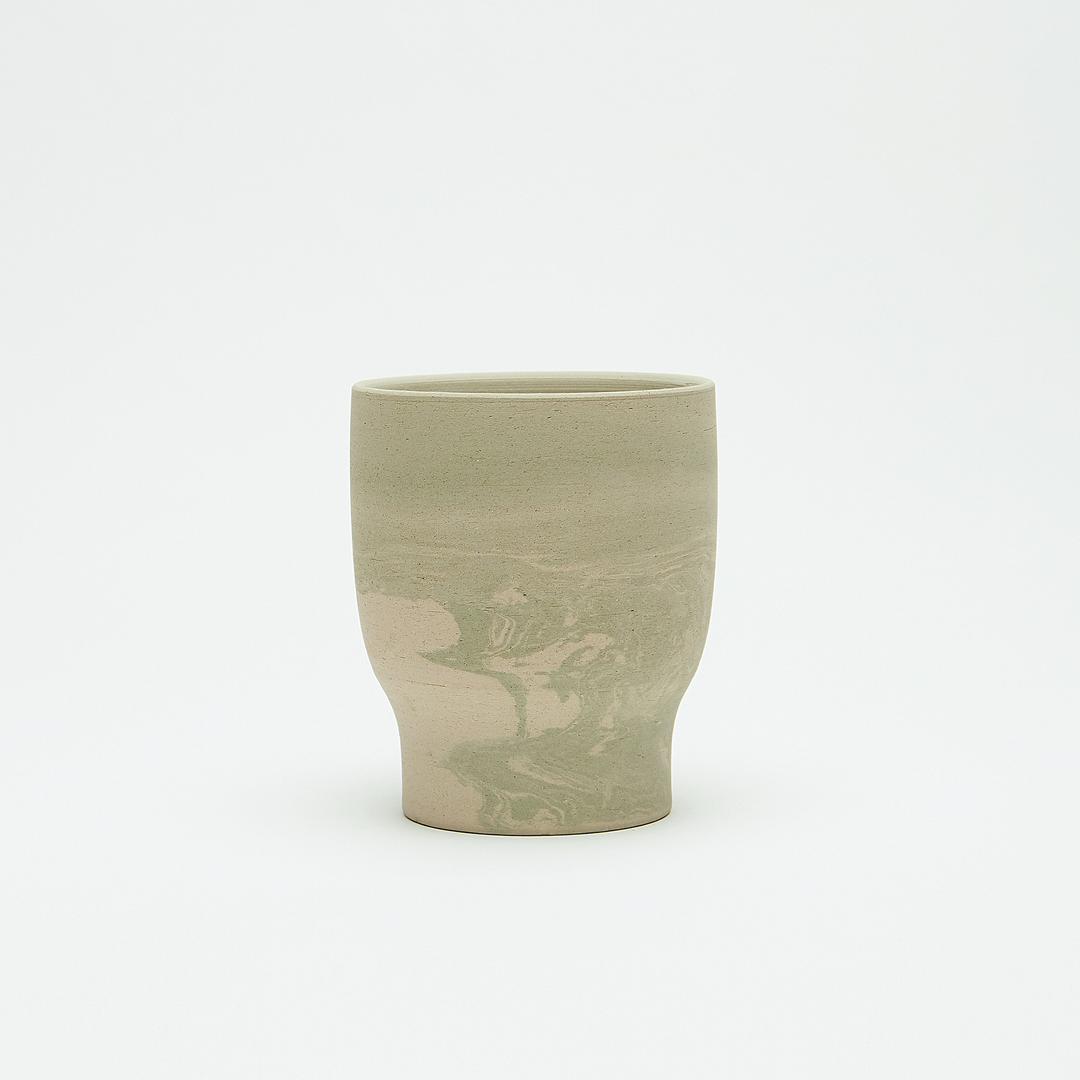Mortar pot - marbling