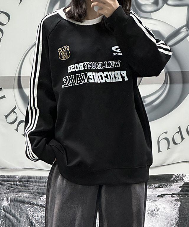 3Line uniform 블록코어룩 축구복 맨투맨_아담드리