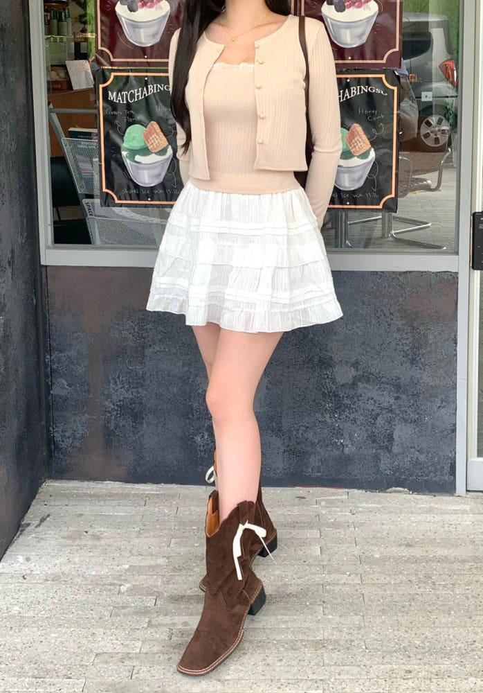 밀크푸딩 캉캉 스커트 🍮🥛