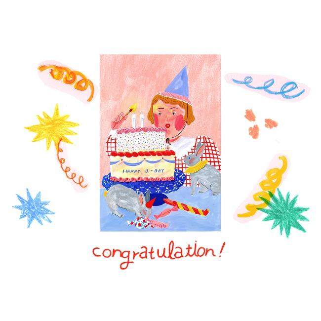 [어레터프롬] HBD post card