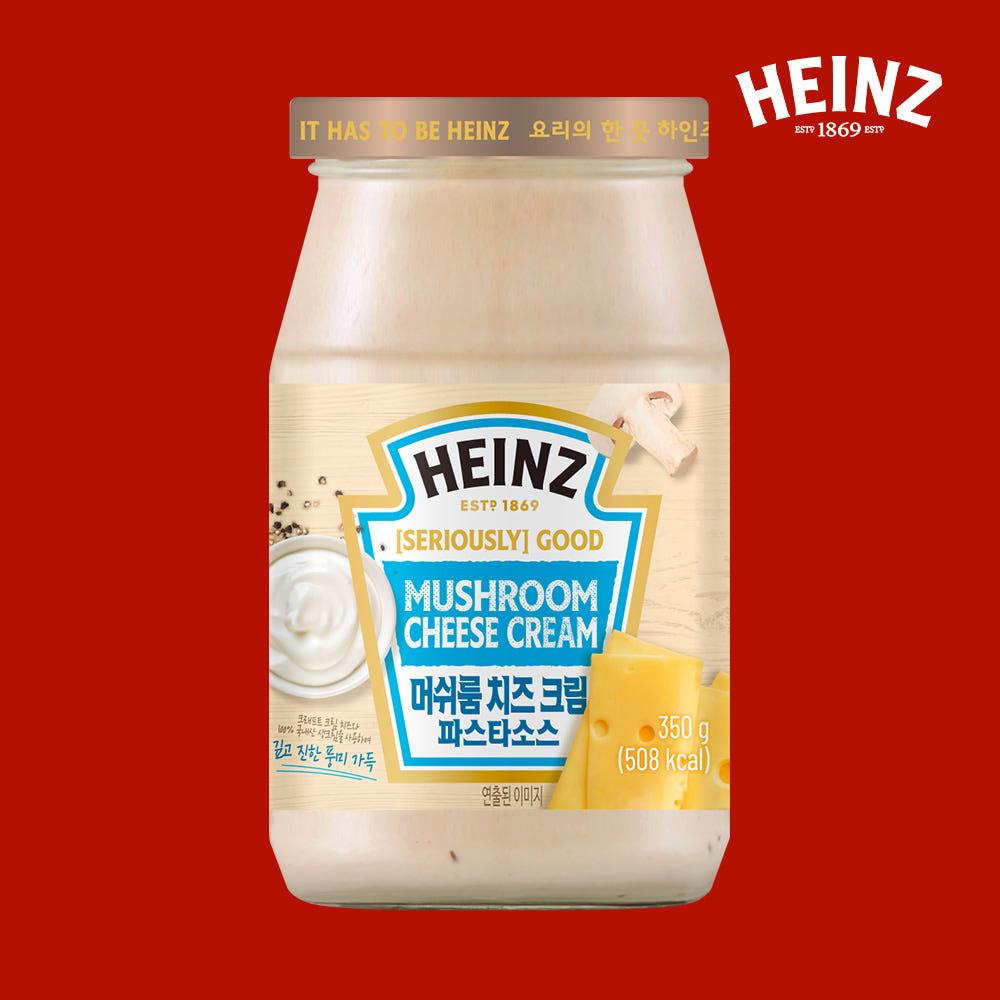 하인즈 머쉬룸 치즈 크림 파스타 소스 350g
