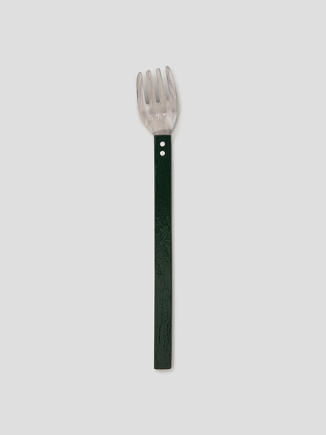 Colored Stainless Steel Fork - Green