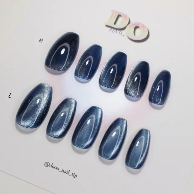 ✨입점할인✨미친영롱함💗유리알수제네일팁💗서비스가득💗쉐입종류다양💗