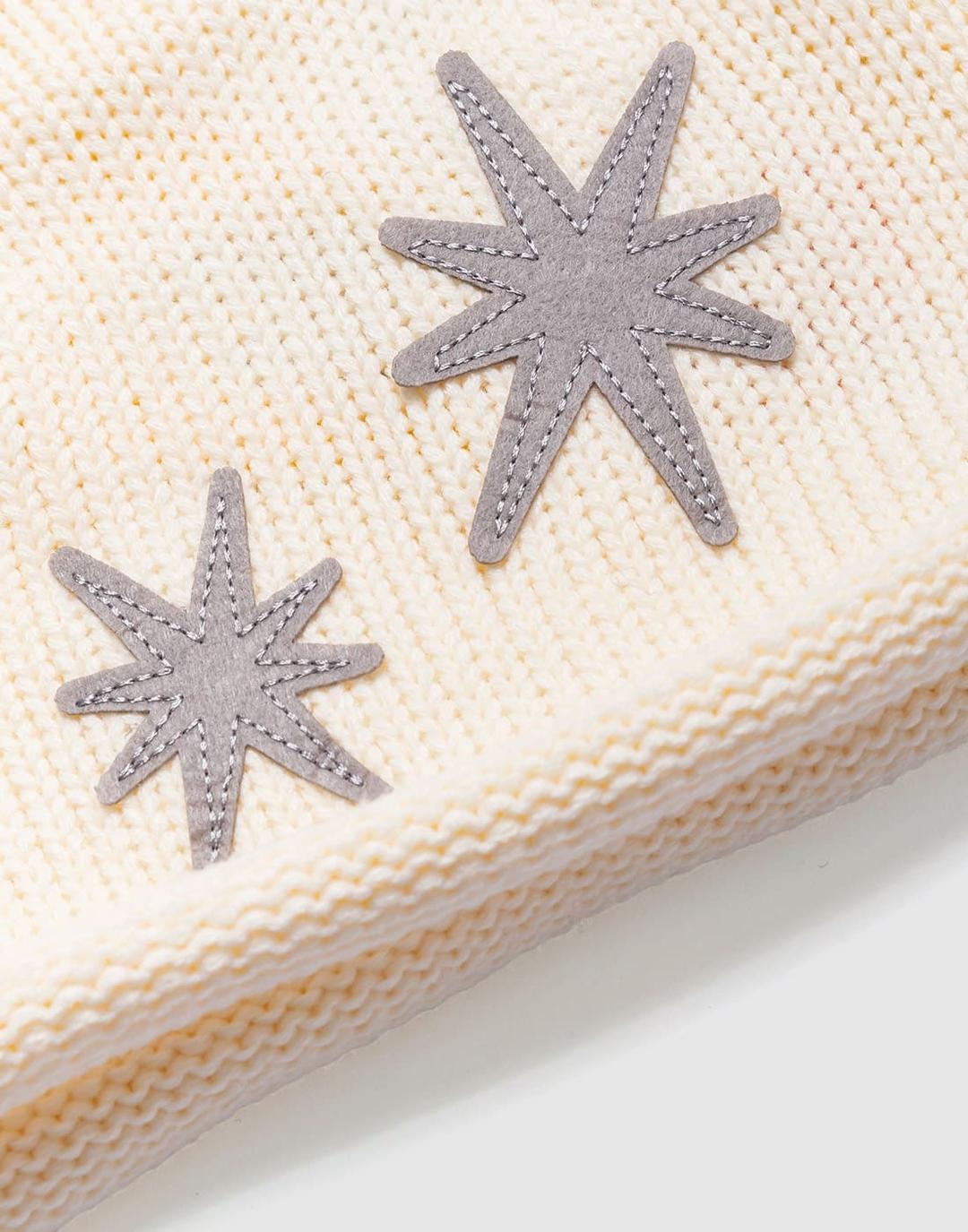 Flare Roll Brim Beanie (Ivory)