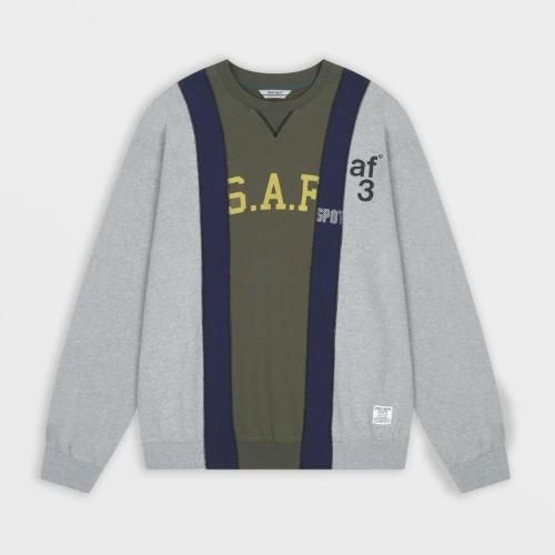 Army Repair Crewneck (Gray/Navy/Khaki)