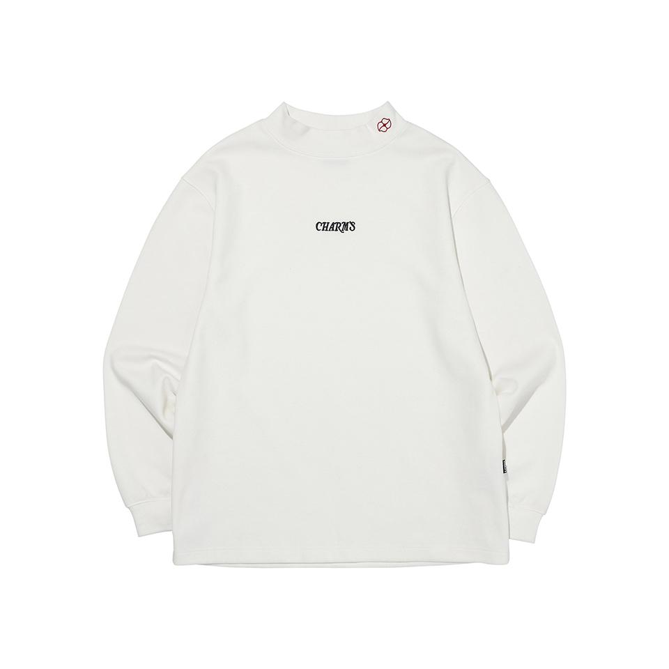 CHARMS MOCKNECK SWEATSHIRTS WH