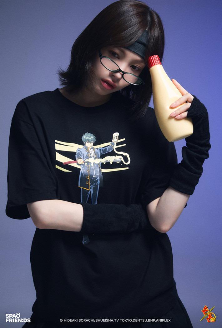 [은혼] 반팔 티셔츠 (RE)(YELLOW)_SPRLF49U10