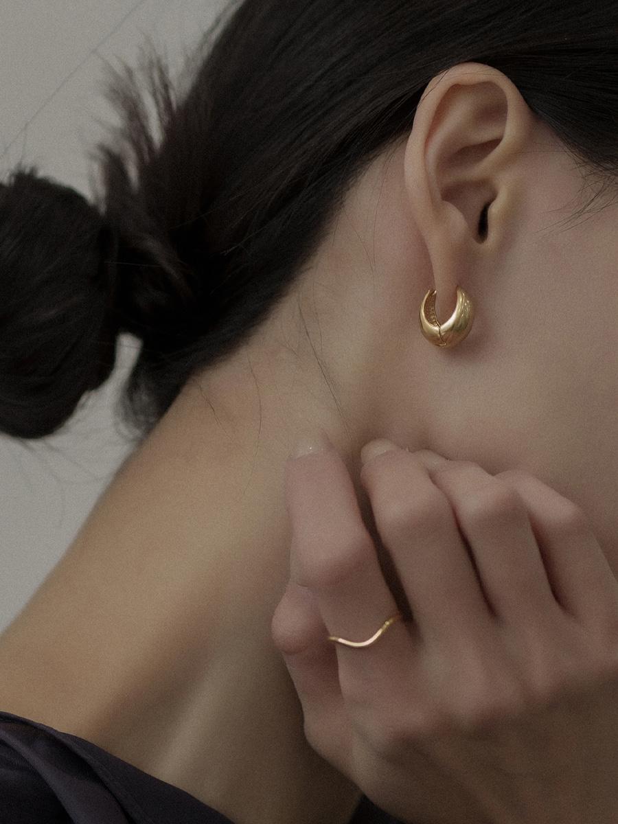 플레임 원터치 귀걸이