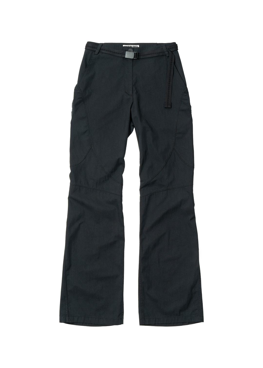 Low-Rise Pants w/ Belt