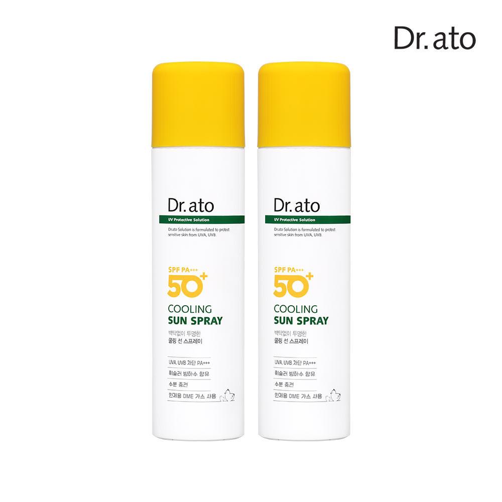 [1+1] 닥터아토 저자극 쿨링 뿌리는 선 스프레이 150ml SPF50+ PA+++ X2개