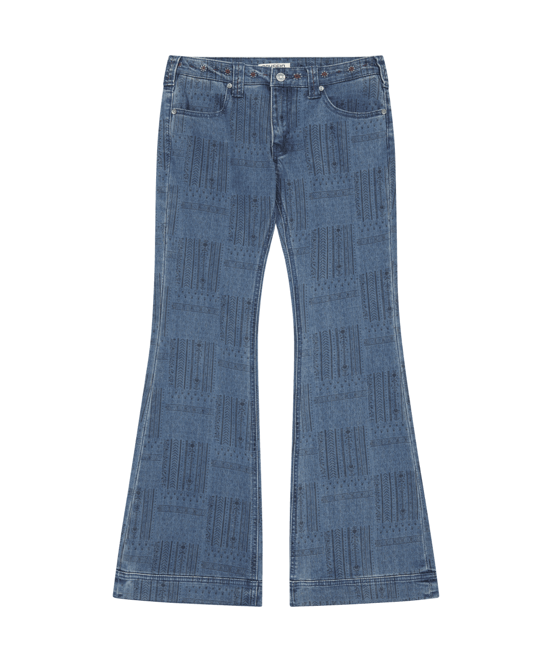 VINTAGE BOOTCUT DENIM PANTS BLUE